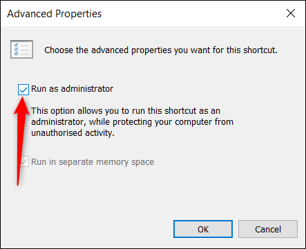 Select the "Run as Administrator" option.