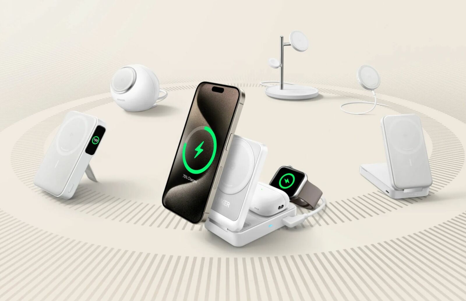 Anker MagGo Qi2-certified charger lineup for 2024.