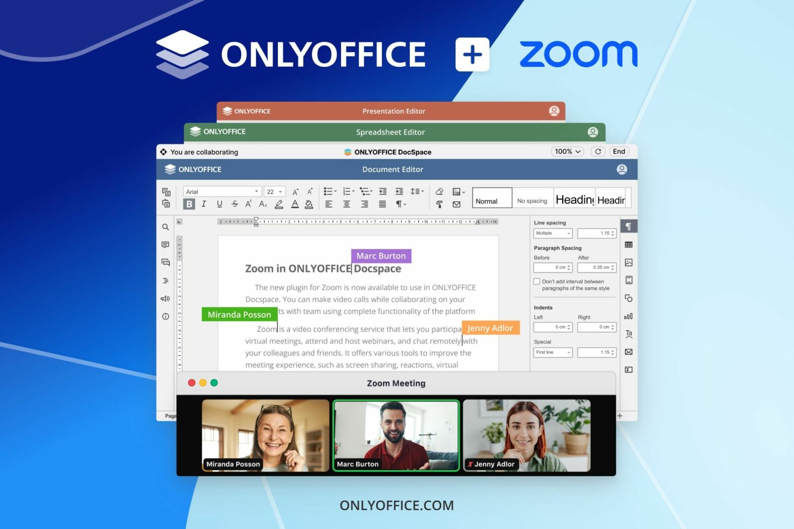 onlyoffice zoom collaboration