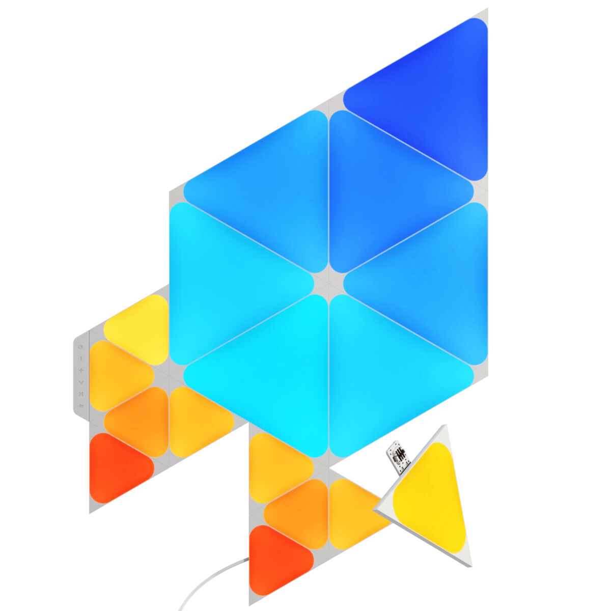 Nanoleaf Shapes Triangles with 17 panels