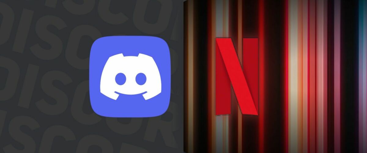 The Discord logo placed next to the Netflix logo