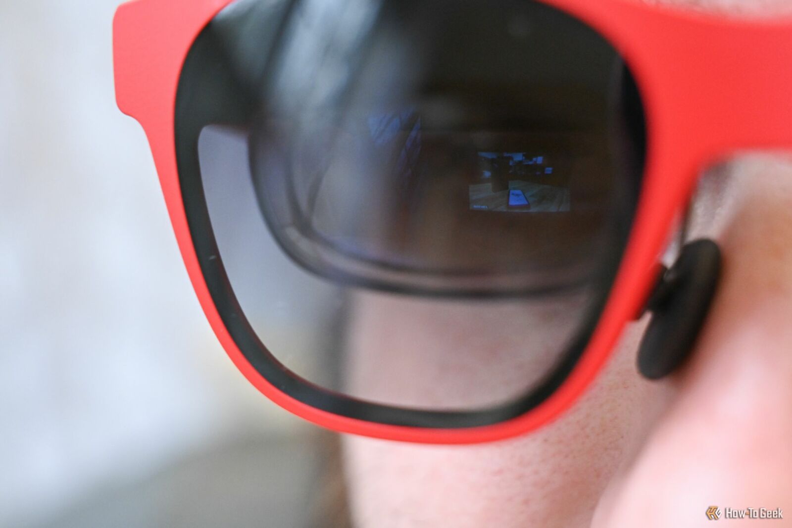 Display visible through the XReal Air 2 Glasses