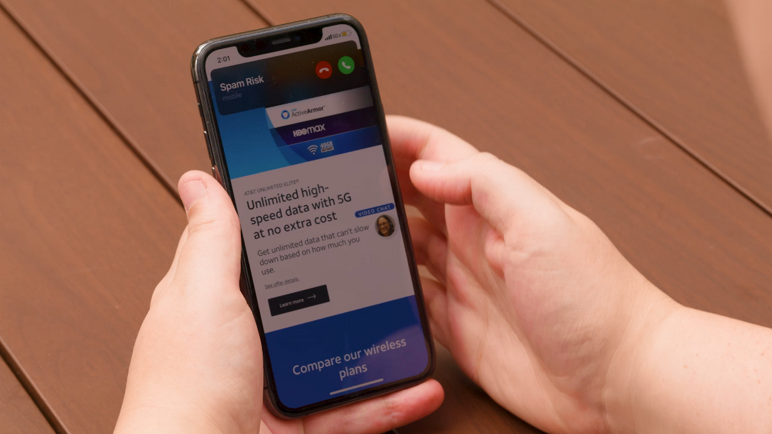 at&t mobile security video screengrab