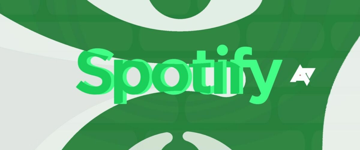 The Spotify logo against a green and white background