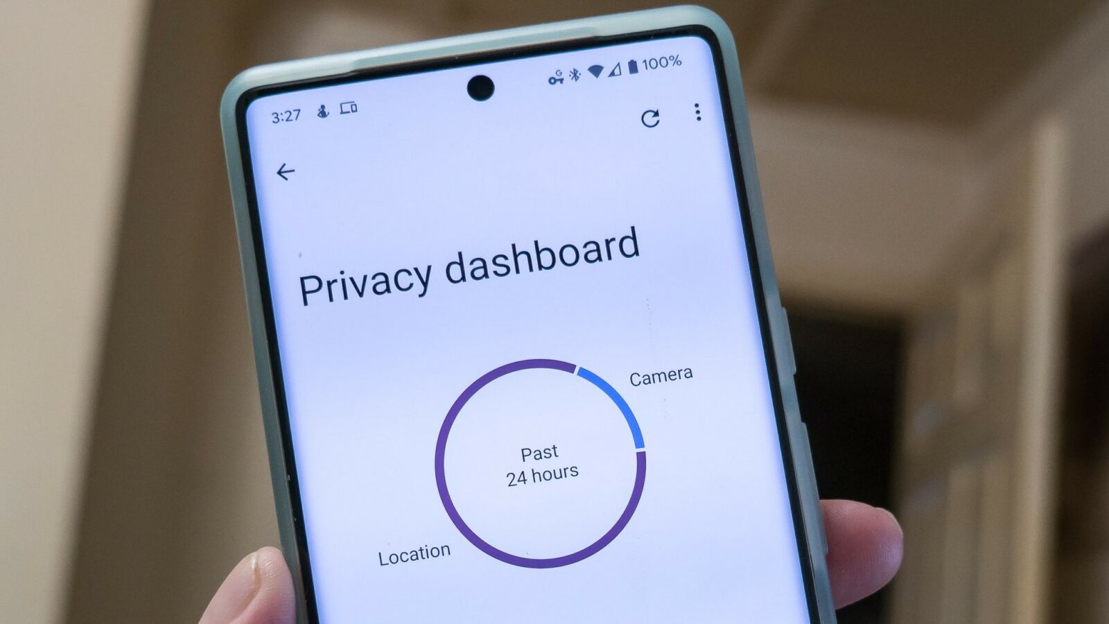 Pixel 6 Pro Privacy Dashboard