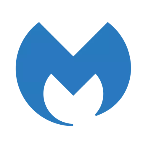 Malwarebytes logo against transparent background