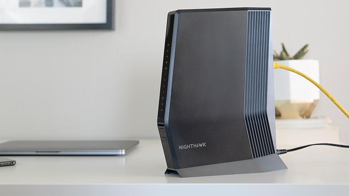 NETGEAR nighthawk on table